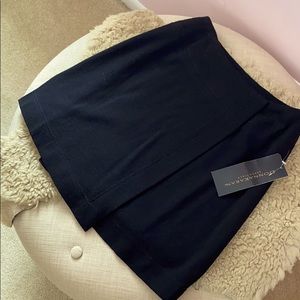 New Donna Karan overlap skirt.